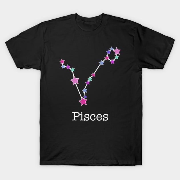 A Zodiac Sign Test Pisces T-Shirt by Helena Morpho 